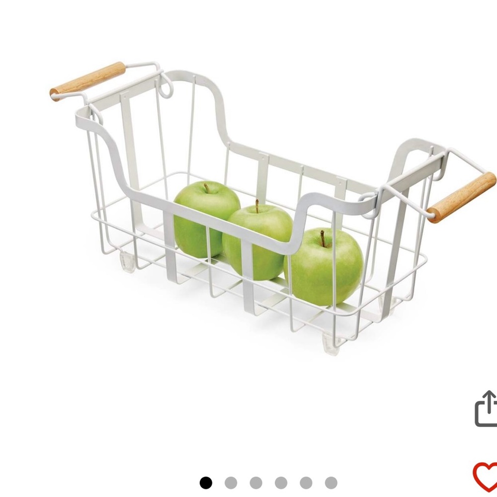Linear small stacking basket